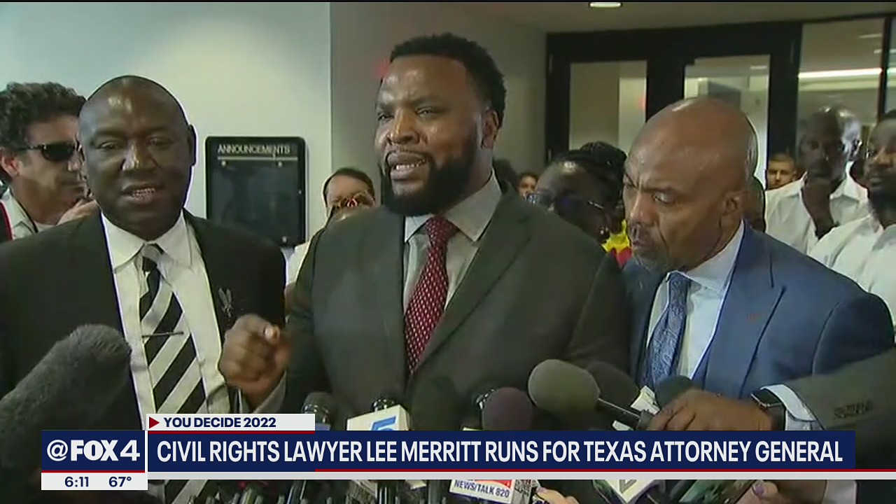 Dallas attorney Lee Merritt announces he is running for Texas attorney general