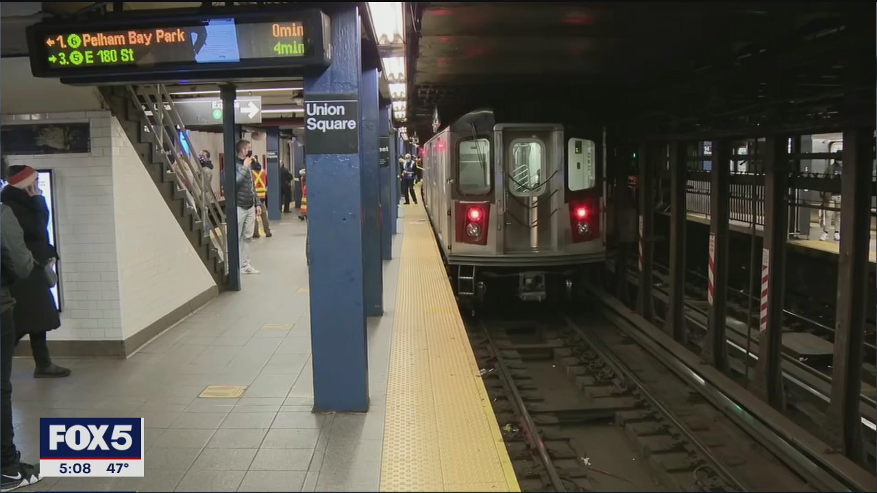 Woman shoved onto subway tracks in Union Square