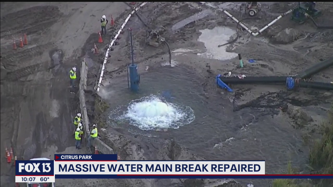 Boil-water notice issued after Citrus Park water main break