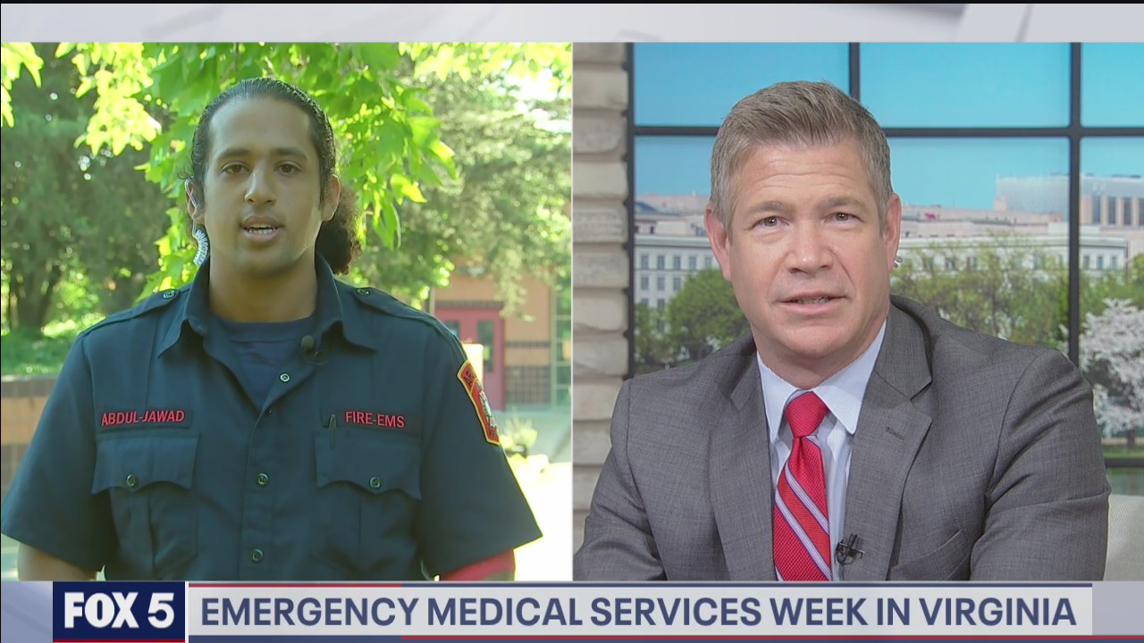 EMS Week in Virginia highlights first-responder who donates blood regularly