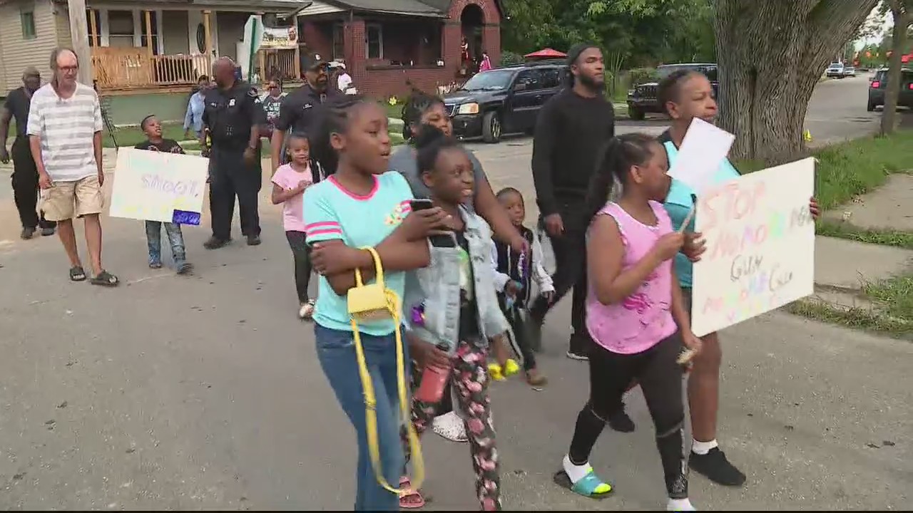 Stop the violence peace walk held in Detroit