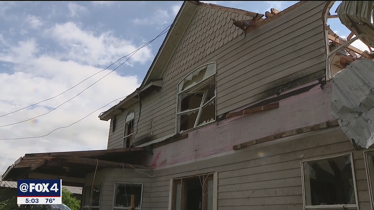 Cleanup begins after at least five tornadoes cause damage across North Texas