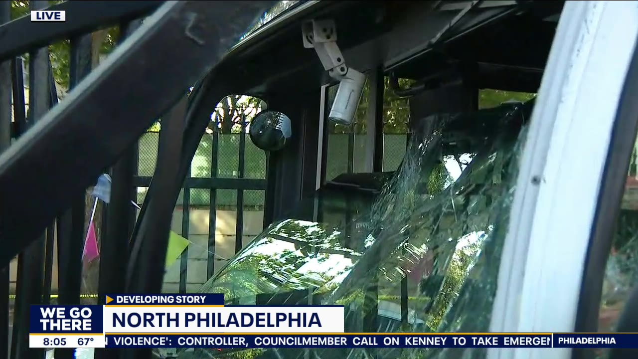 At least 6 hurt in SEPTA bus crash in North Philadelphia