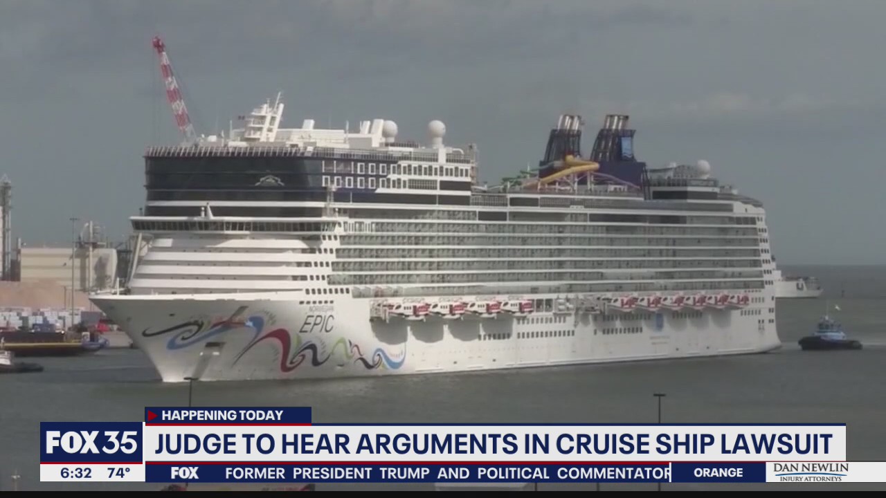 Judge to hear arguments in cruise ship lawsuit