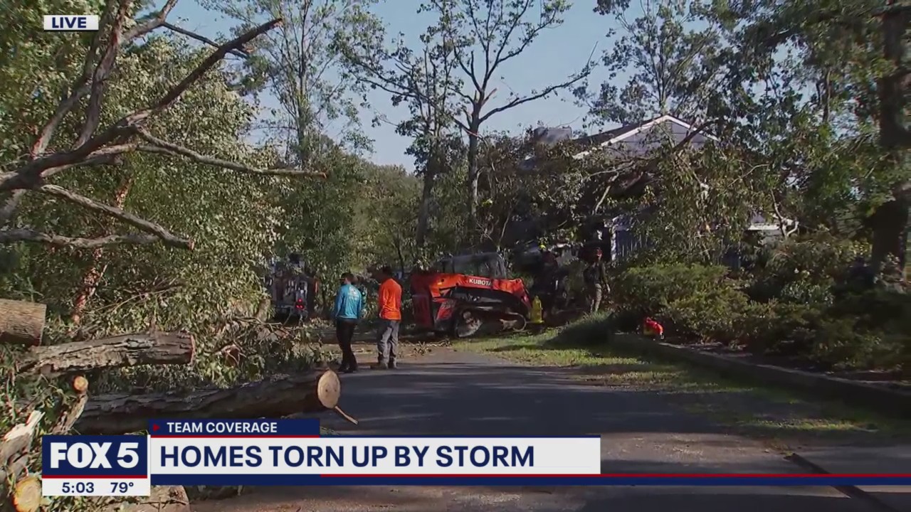 Homes, neighborhoods torn up by storm damage