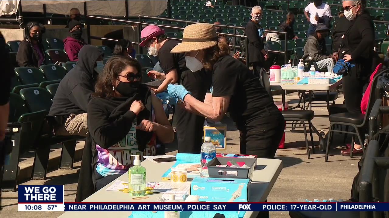 Vax Jawn: Black Doctors COVID-19 Consortium hold vaccine clinic at Dell Music Center