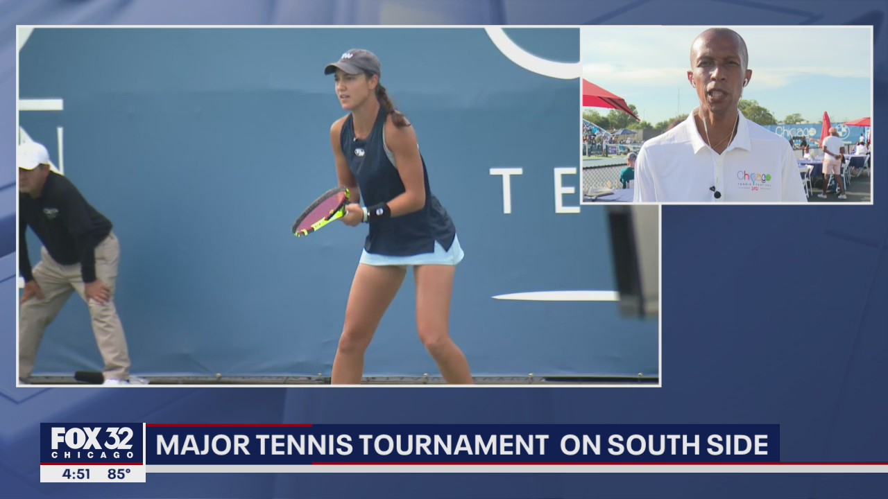 Major tennis tournament taking place on Chicago's South Side