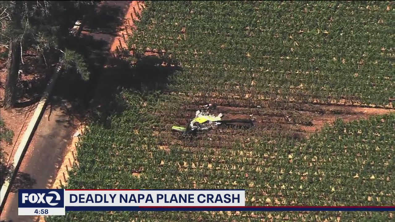 3 killed in small plane crash in Napa County