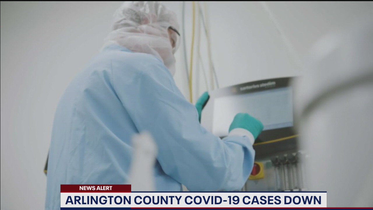 Coronavirus cases going down in Arlington
