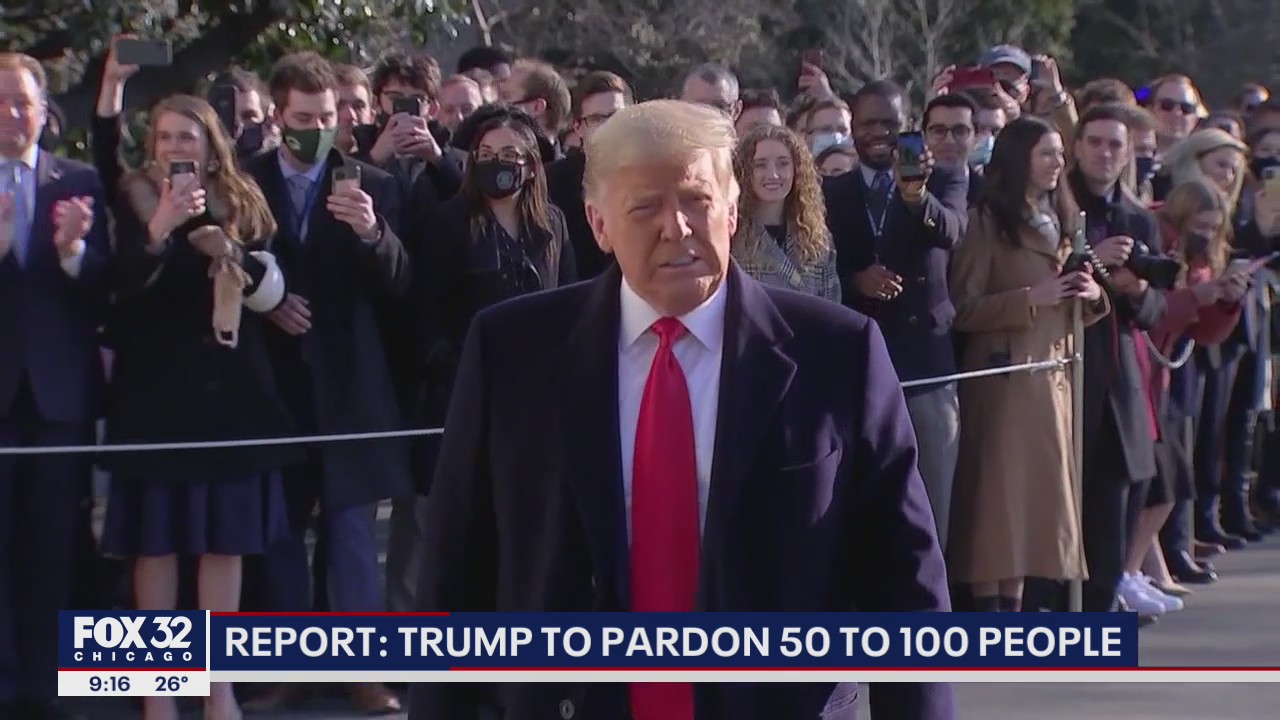 Report: Trump to pardon 50 to 100 people, but can he pardon himself?