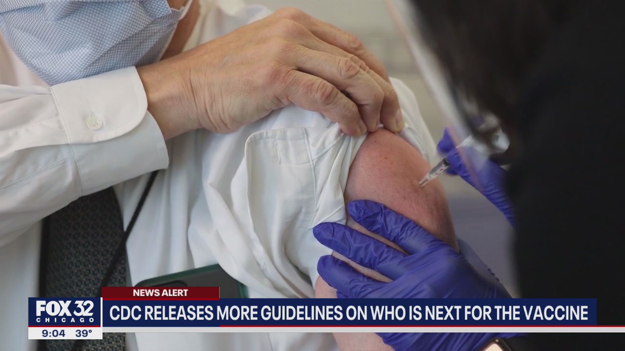 CDC releases more guidelines on who is next for getting vaccine