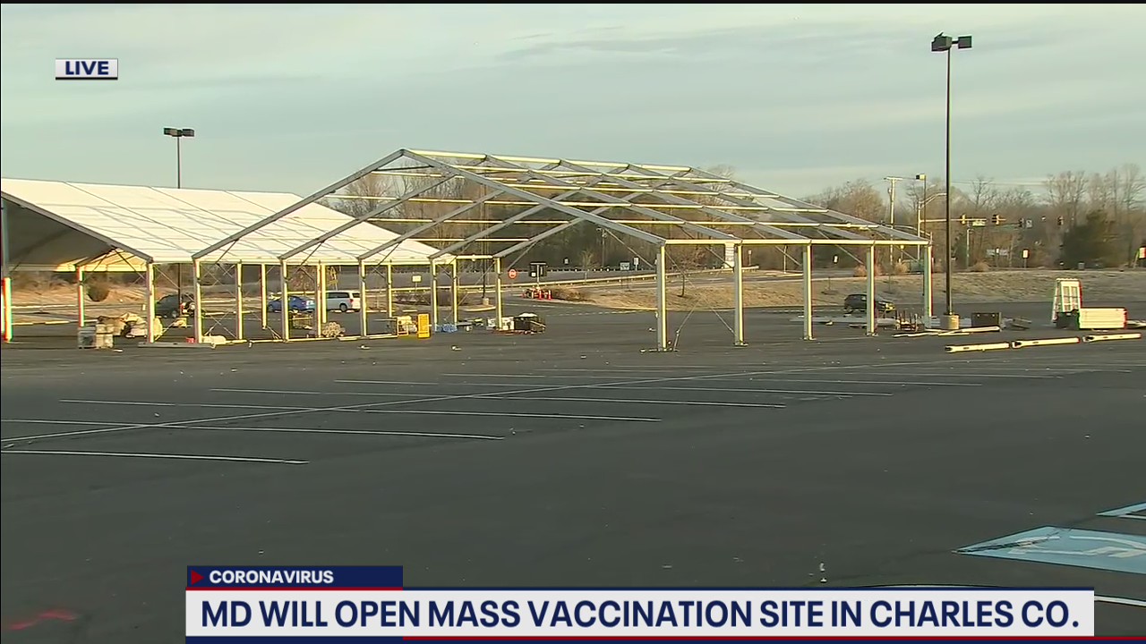 Mass vaccination site opening in Charles County