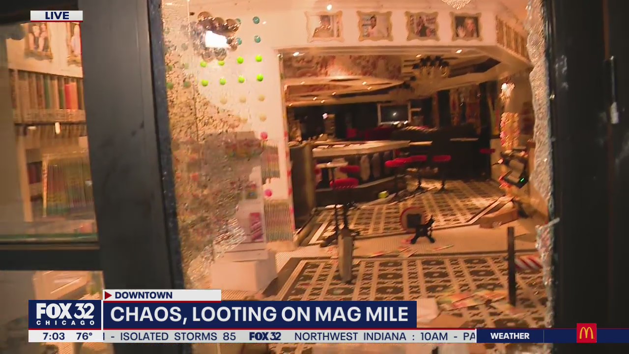 Magnificent Mile in disarray after night of looting, vandalism