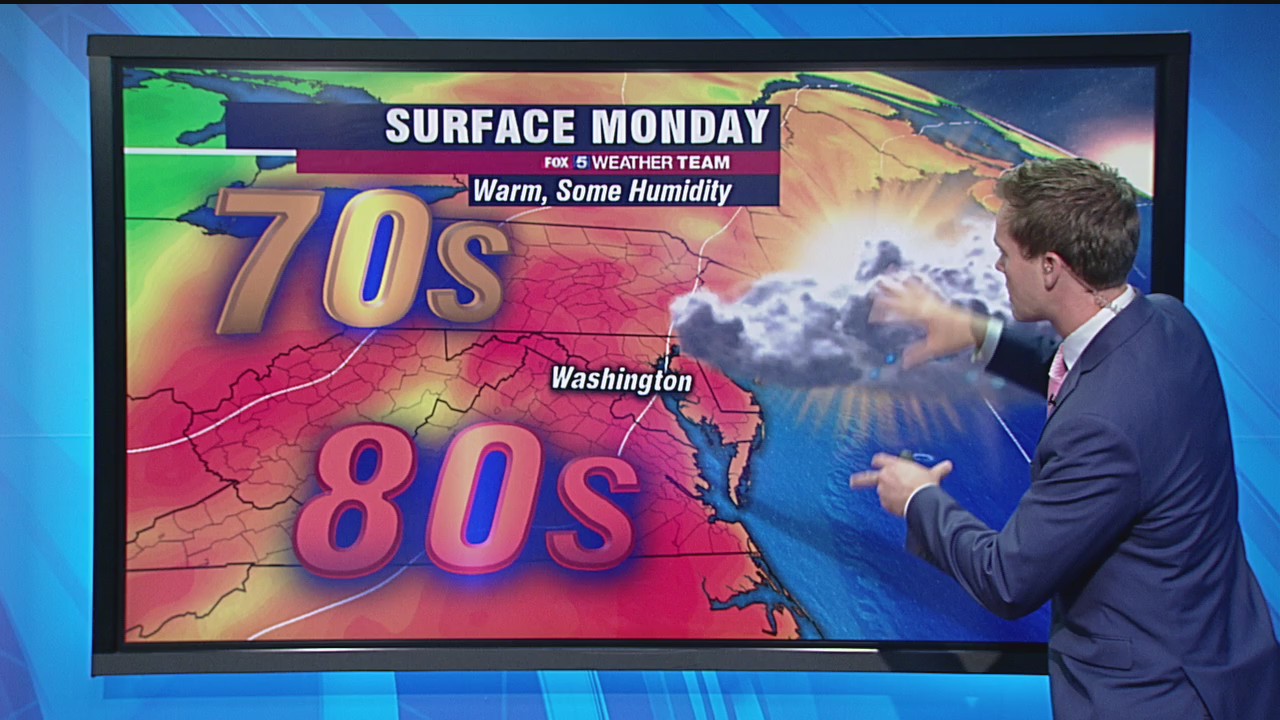 FOX 5 Weather forecast for Monday, September 28