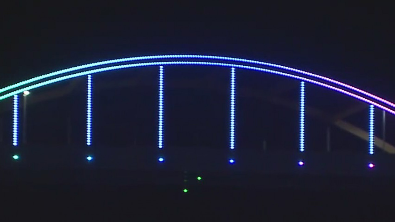 Hoan Bridge lighting set for October 22