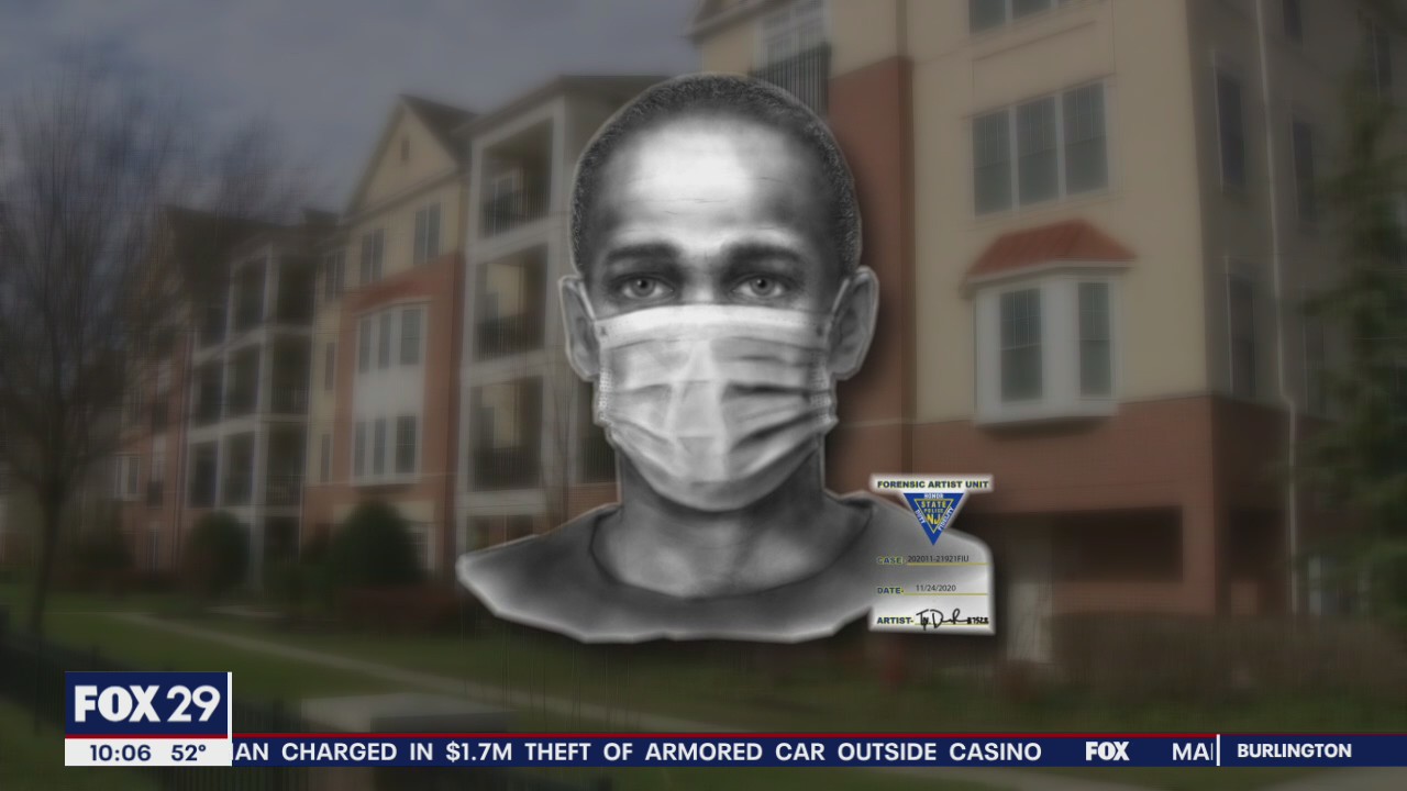Police share sketch of man accused of assault, attempted kidnapping in Cherry Hill