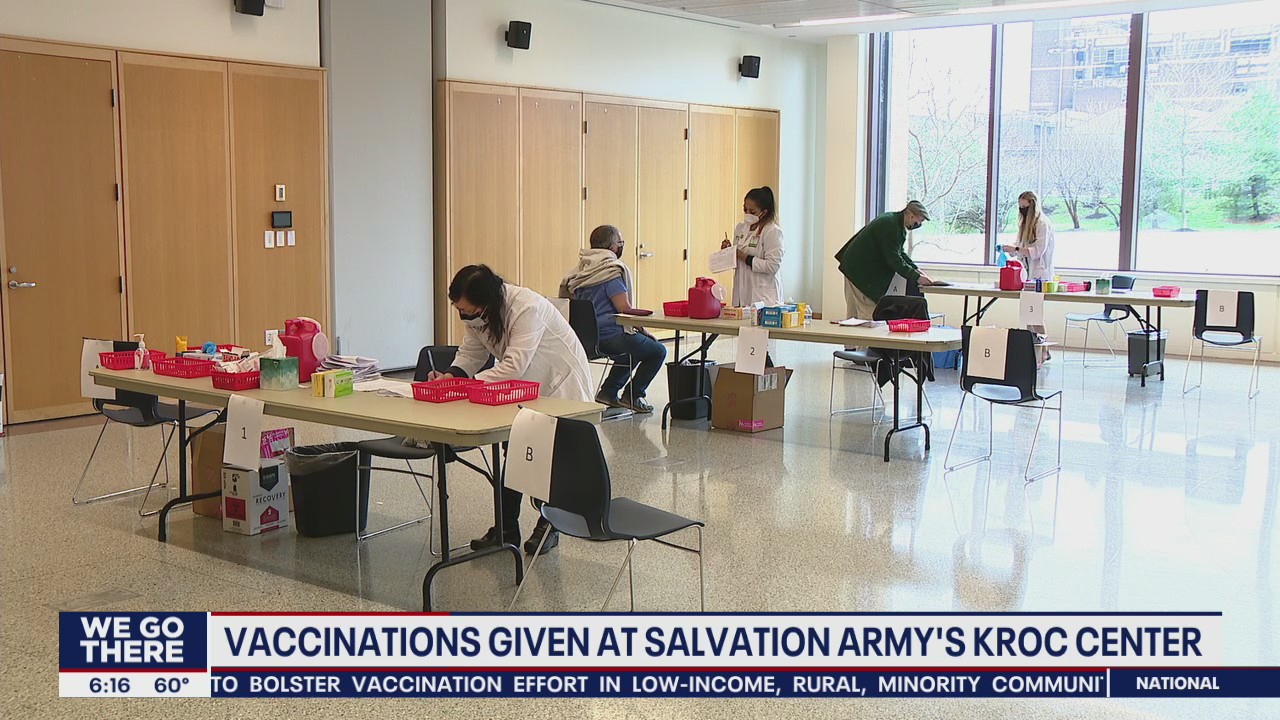 Vaccinations administered at Salvation Army Kroc Center of Philadelphia