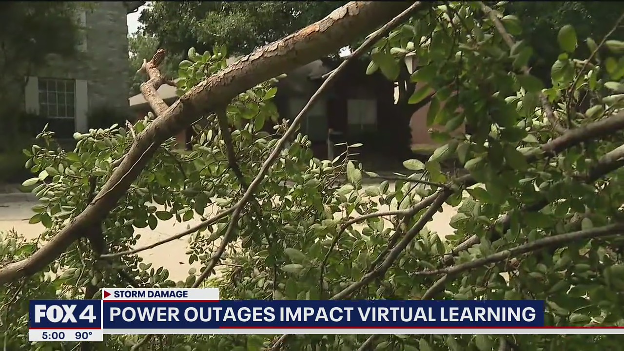 Sunday storms knock out power, internet for Allen ISD students learning virtually