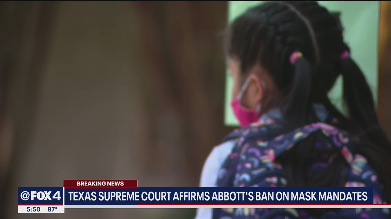 Texas Supreme Court sides with Gov. Abbott, temporarily blocking Dallas County mask mandate