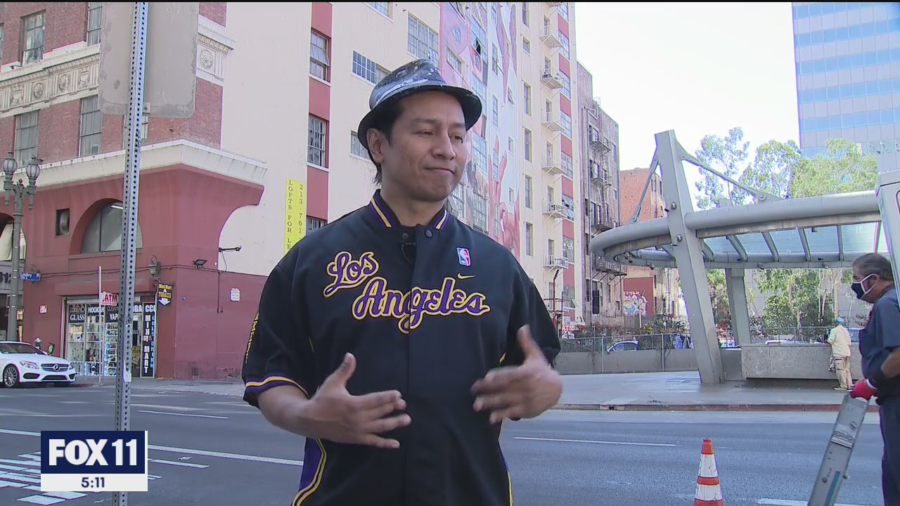 Laker Super Fan Muralist Robert Vargas