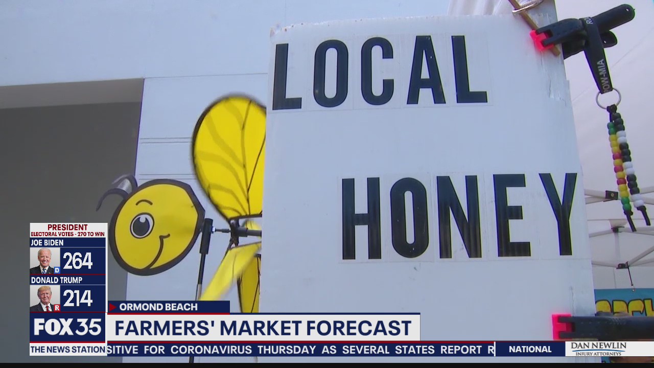 Ormond Beach Farmer's Market: Local beekeeper's selling honey