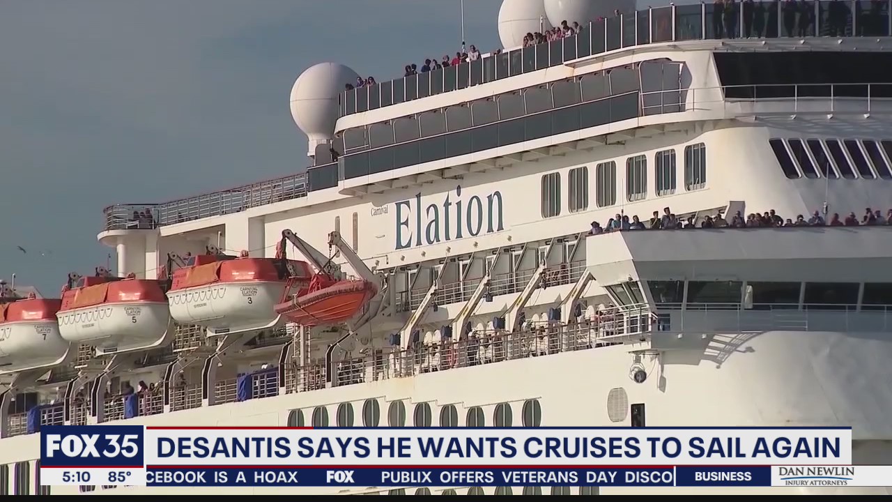 DeSantis pushing for cruises to resume