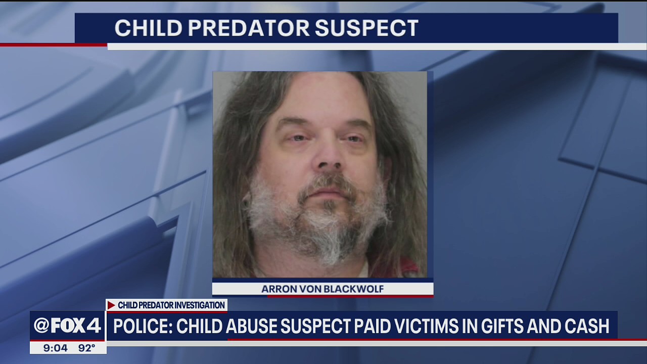 Irving PD: Child abuse suspect paid victims in gifts, cash for grooming