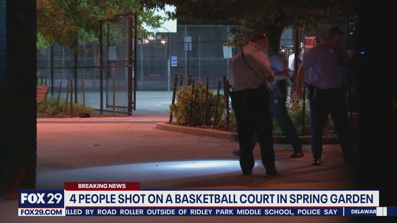 Police: 2 dead, 2 wounded in shooting on basketball court in Spring Garden