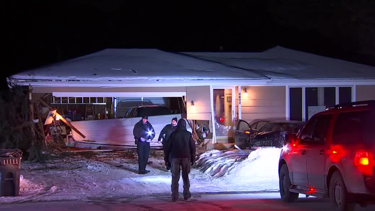 Car crashes into home in Bloomington, Minnesota