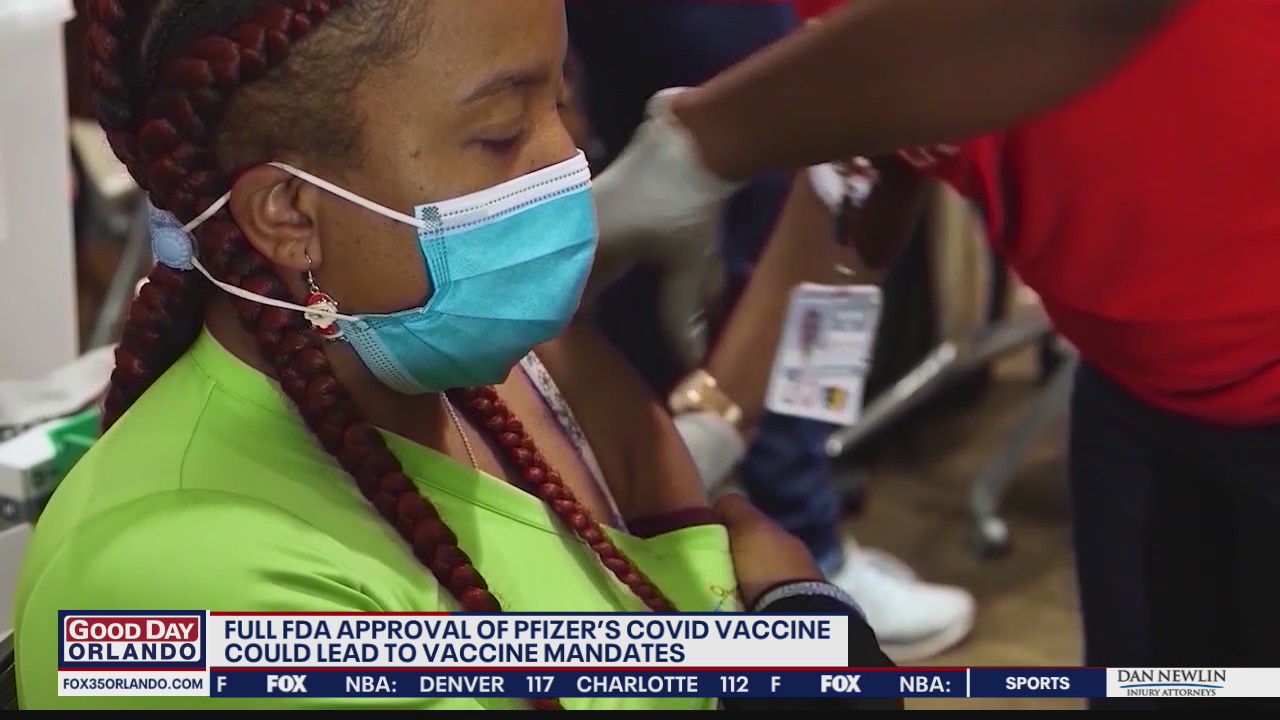 Could full FDA approval of Pfizer vaccine lead to vaccine mandates?