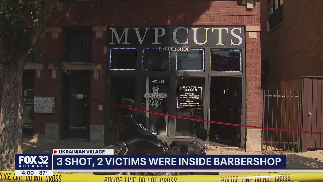 3 shot at Ukrainian Village barbershop