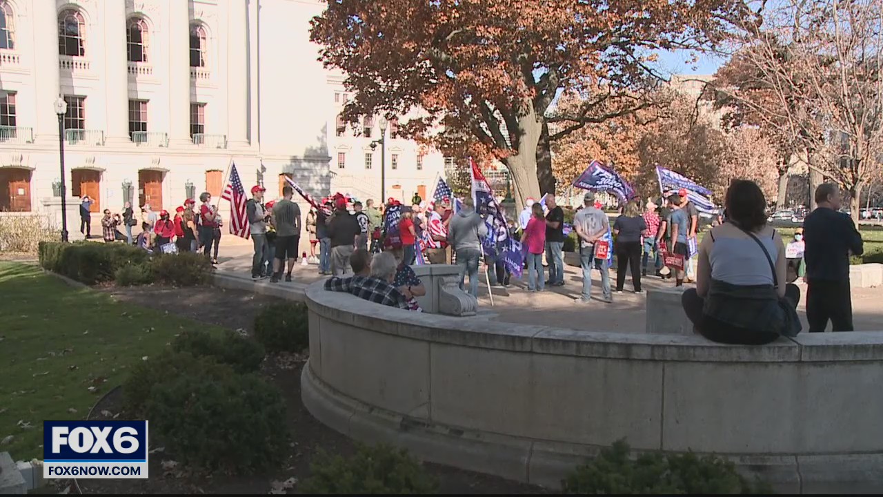 Group rallies in Madison, concerned about alleged voter fraud