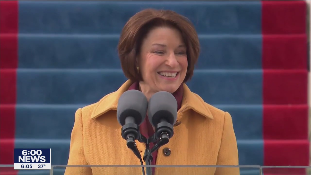 Senator Klobuchar plays visible role at historic inauguration