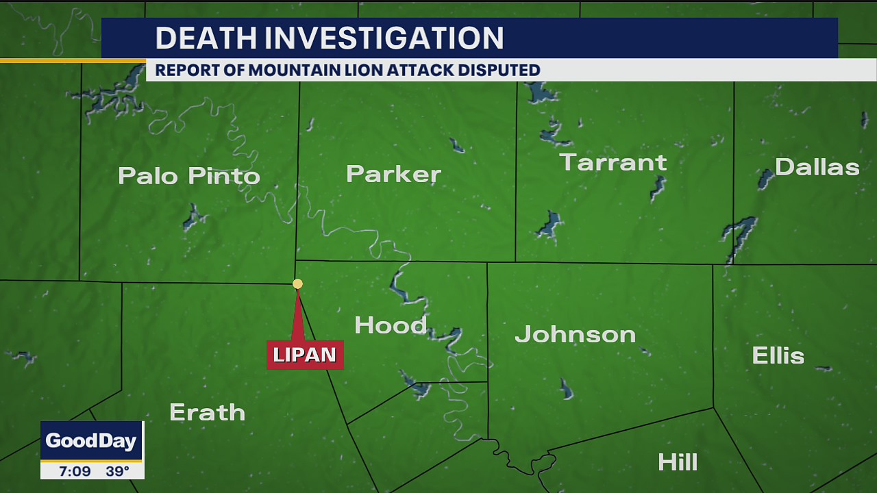 Authorities investigating possible mountain lion death in Hood County