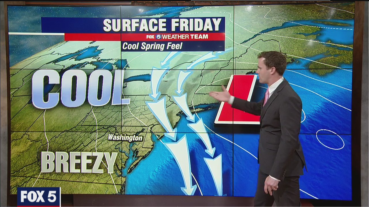FOX 5 Weather afternoon forecast for Friday, April 16