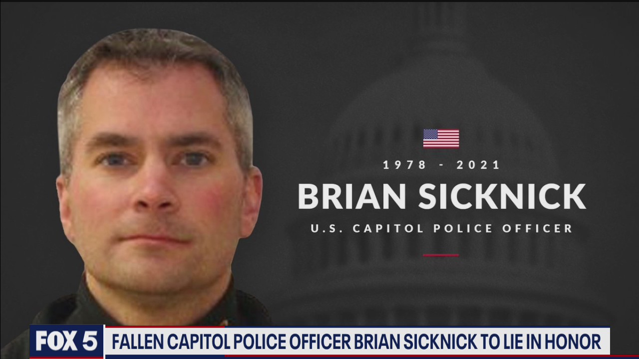 Fallen Capitol police officer Brian Sicknick to lie in honor