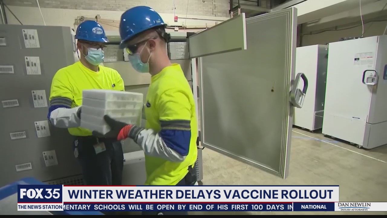 COVID-19 vaccines for Florida delayed due to winter weather