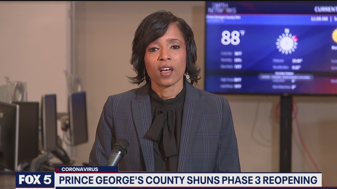 Prince George's County shuns Phase 3 reopening
