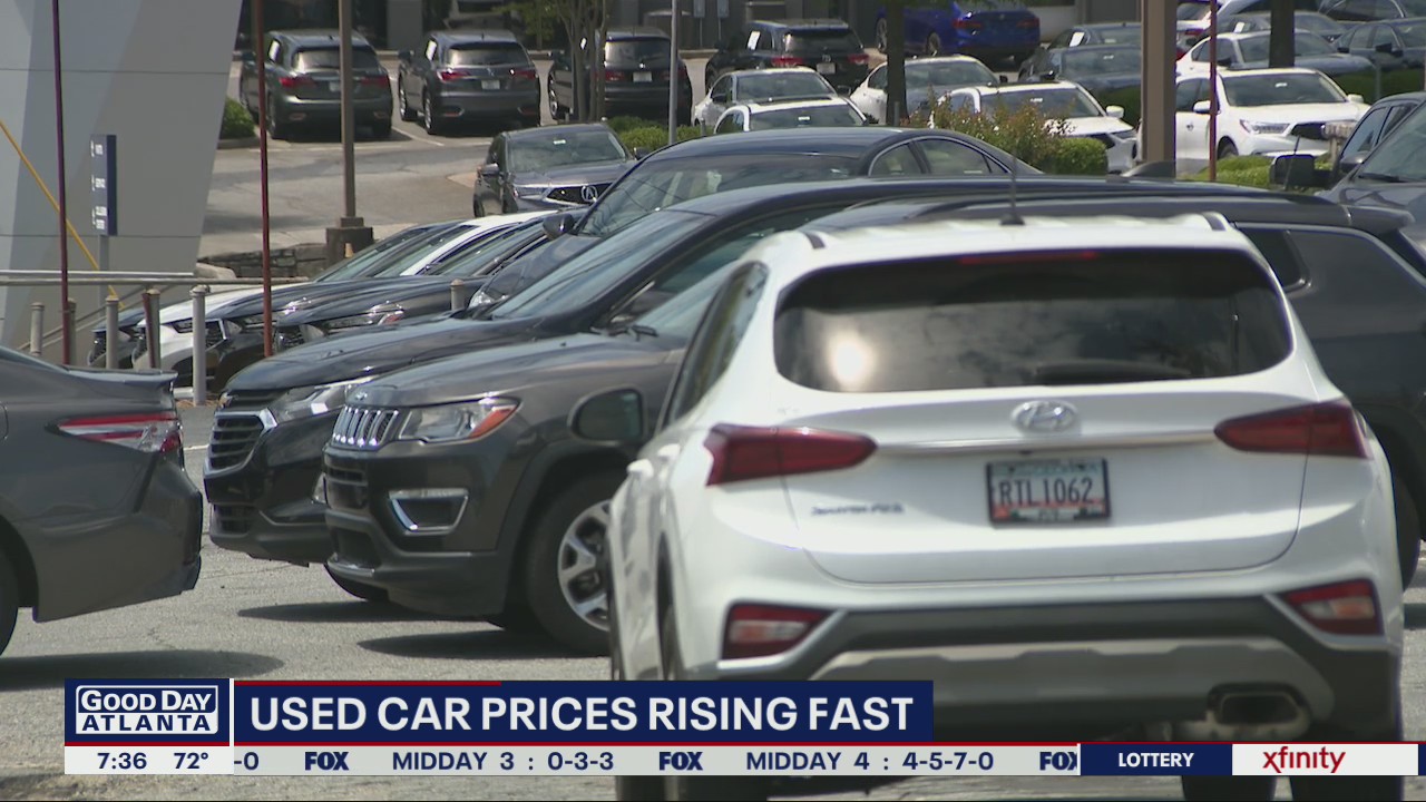 Used car prices rising fast