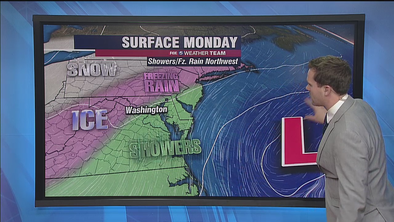 FOX 5 Weather forecast for Monday, February 15