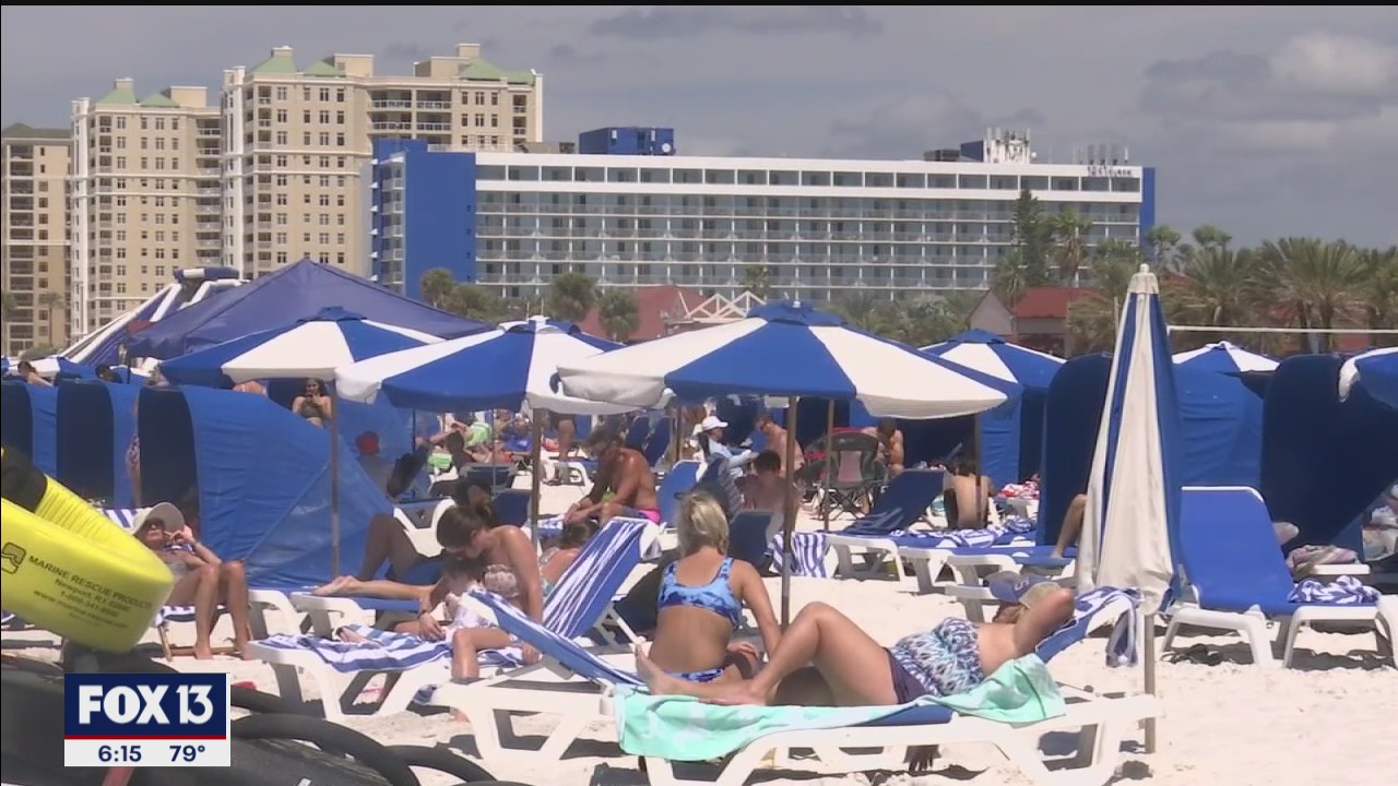 Spring-breakers pack Bay Area beaches