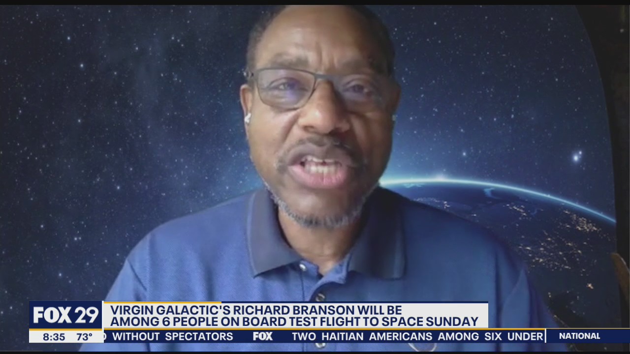 Virgin Galactic's Richard Branson among 6 to be onboard test flight to space Sunday