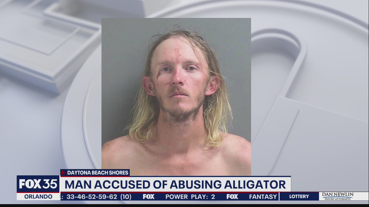Florida man accused of abusing alligator