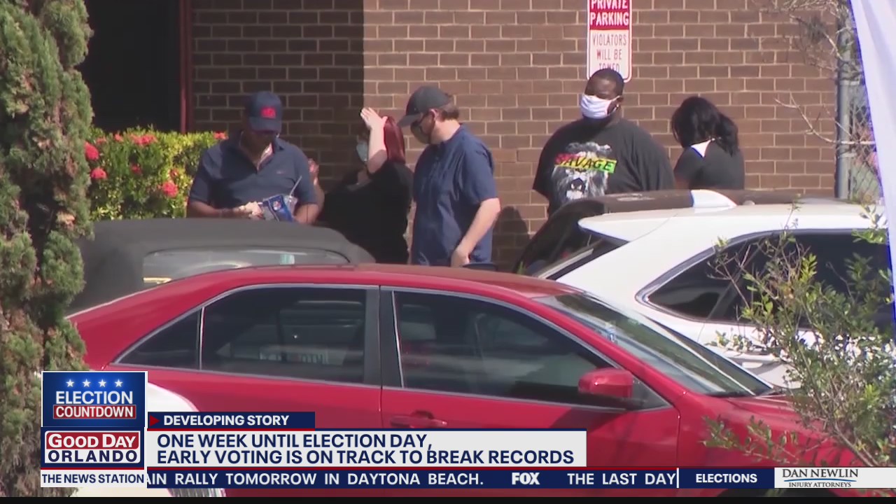 1 week until Election Day: Local counties could break early voting records