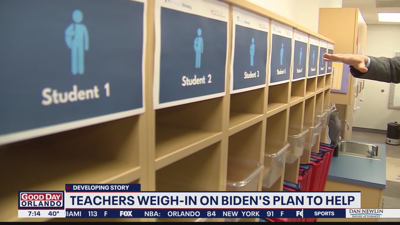 Central Florida teachers weigh in on Biden's plan to help