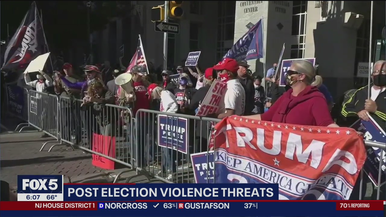 Protests over election spur violence fears