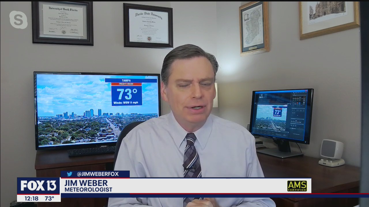 Monday afternoon forecast