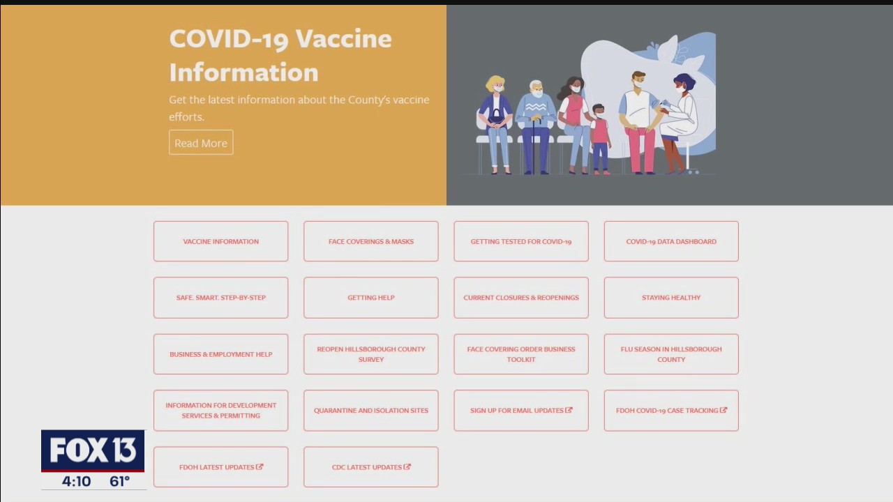 Hillsborough County continues with new vaccine appointment systems