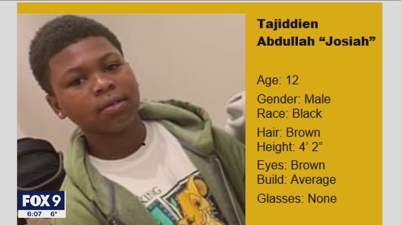 Missing: 12-year-old last seen Monday in Shoreview, Minnesota