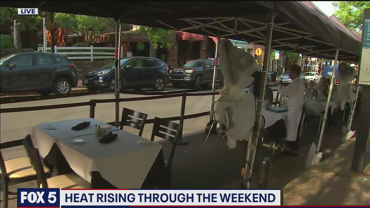 Heat wave hitting the DC area